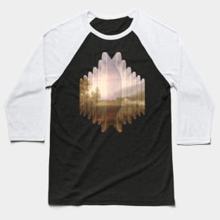 Abstract framed landscape Baseball T-Shirt